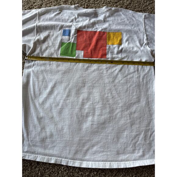 Vintage Y2K 2000 Microsoft Office Tech Promo XL White Fruit of the Loom T-shirt - Picture 6 of 7